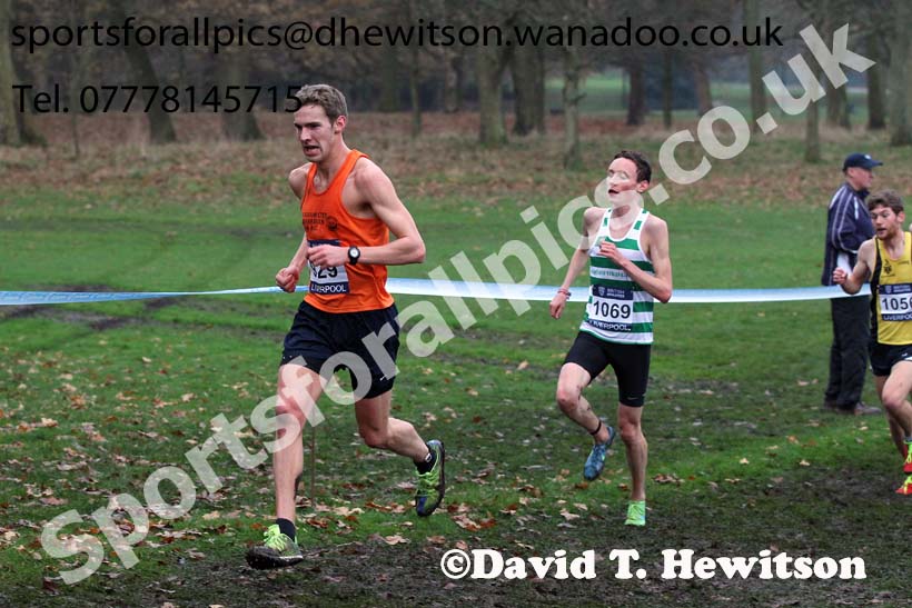 Senior men's European Cross Country Trials, Sefton Park, Liverpool. Photo: David T. Hewitson/Sports for All Pics